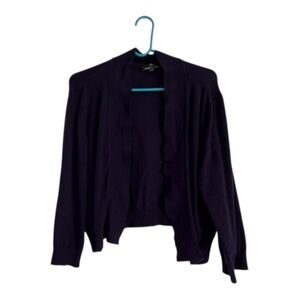 Elegant Purple Women's Cardigan